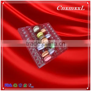 60 Macaron Tray With Clear Plastic Pacakging thumbnail-2