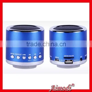 Super Bass Round Card Speaker Support FM Radio and MP3 Player thumbnail-4