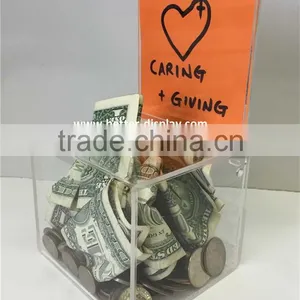 Wholesale Acrylic Charity Collection Bins thumbnail-2