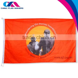 High Quality Custom Business Display Flag for Promotion thumbnail-6