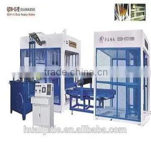 QT10-15 Huali Brand Concrete Brick Machine for Sale thumbnail-1