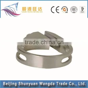 CNC Machined Titanium Bicycle Seat Post Clamp Wholesale thumbnail-1