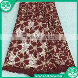 High Quality Heavy African Lace Fabrics Swiss Voile Lace in Switzerland 2016 thumbnail-5