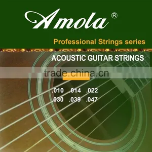 Amola Acoustic Guitar Strings AT500 AT600 AT700 For Acoustic Guitar Steel Brass Strings thumbnail-1