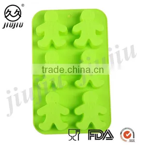 Christams Snowman Shape Silicone Ice Cube Tray/baking Mold thumbnail-2