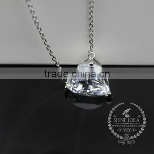 925 Sterling Silver Heart Shape Zircon Creative Pendant Necklace Fashion Women Necklace Jewelry 6360469 thumbnail-2