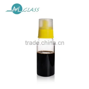 Wholesale Glass Jar Glass Bottle With Food-safe Silicone Lid High Borosilicate Glassware N6262 thumbnail-1