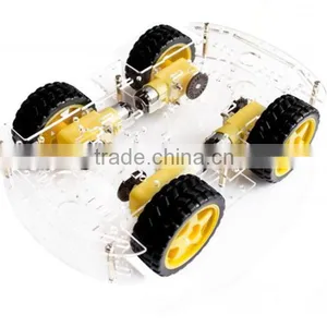 4WD Smart Robot Car Chassis Kits for Arduino With Speed (5 Colors) thumbnail-2