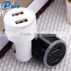 Splendid Mini Car Battery Charger 2 Usb Electric Car Charger Made for IPhone/iPad/Samsung thumbnail-1