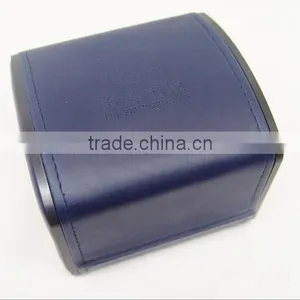 China Leather Factory Wholesale Custom Luxury Watch Box, Blue Gift Box thumbnail-3