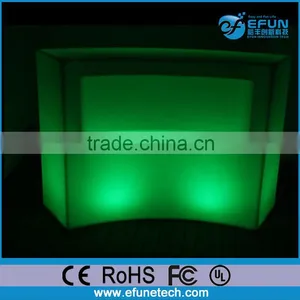 Portable Modern Acrylic Led Bar Furniture ,illuminated Commercial Restaurant Bar Counters for Sale thumbnail-1
