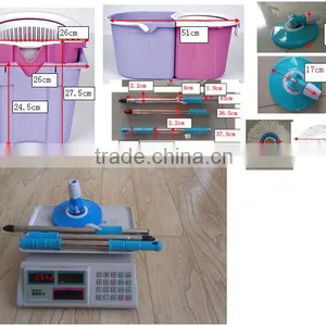 360 Easy Magic Floor Cleaning Folding Spin Mop Bucket thumbnail-5