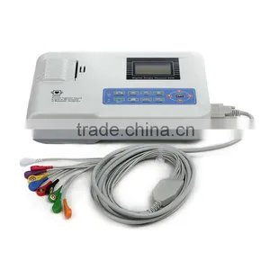 Digital Single Channel 12 Lead Veterinary Electrocardiograph ECG Machine Vet Equipment thumbnail-4