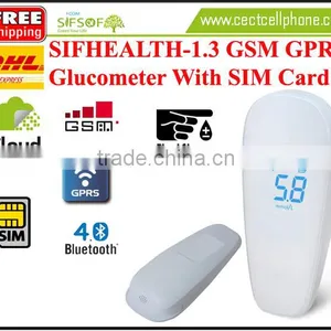 SIFHEALTH-1.3 Smart Glucometer Sends Data via GPRS, Easy Usage for Elderly thumbnail-1