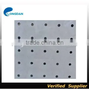 NO Dust-falling Fireproof Acoustic 595*595mm Ceiling Design for Market thumbnail-2