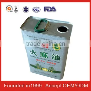China Square Olive Oil Tin Packaging For FDA thumbnail-1