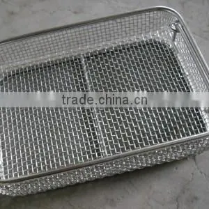 Stainless Steel Wire Basket Fry Basket /cleaning Metal Baskets/drying Wire Basket /rack /medical Instrument Cleaning Baskets thumbnail-3