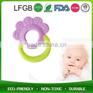Custom Silicone Gel Toy Baby Teething Ring thumbnail-5