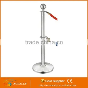 ACEALLY U-shape Base Stackable Retractable Belt Stanchion thumbnail-4