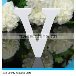 White Wooden Letters Bridal Wedding Birthday Home Wood Letter Names Decoration thumbnail-3