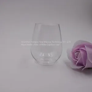 Clear Plastic Red Wine Glass Tritan thumbnail-2