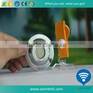 Anti-tamper NTAG213/NTAG216 Rfid PVC Wristband NFC Bracelet for VIP thumbnail-1