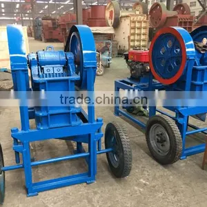Mini Portable Jaw Crusher/ Small Stone Breaking Machine With Lowest Price thumbnail-6