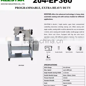Keestar 204-EP360 Digitally Flat Bed Heavy Duty Computer Sewing Machine thumbnail-3