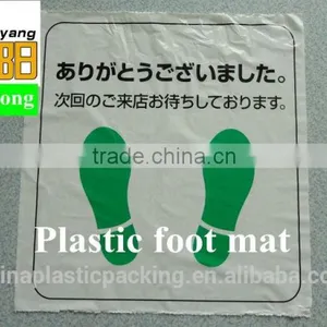 Printed PE Plastic Disposable Car Floor Mat thumbnail-2