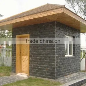 Black Slate Mushroom Stone Natural Surface Wall Cladding Floor Covering,Natural Decorative Stone Low Price thumbnail-4