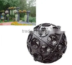 SOL 2015 Flower Ball Pots Plastic Green Planter thumbnail-1