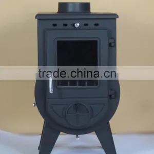 Cast Iron Glass Door Wood Burning Stove /Parts/ Heating Area 90-300sqm thumbnail-1