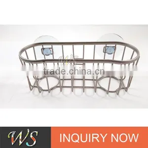 WS-SH01 Chrome-plated Steel Large Suction Kitchen Sink Cleaning Sponge thumbnail-1