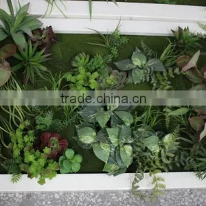 High Quality Artificial Wall Plant Artificial Succulent Plant Wall for Home Decor thumbnail-5