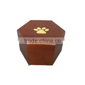 Cheap Solid Wooden Dog Pet Urn thumbnail-1