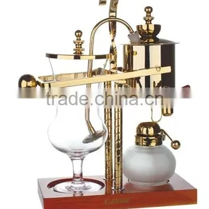 Royal Belgium Balancing Syphon Coffee Maker,syphon1 Cup Coffee Maker /machine,gold/silver thumbnail-1