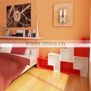 Wooden Cube Shelf Wall Mounted Newspaper Racks Foldable Shopping Plastic pp Box thumbnail-1