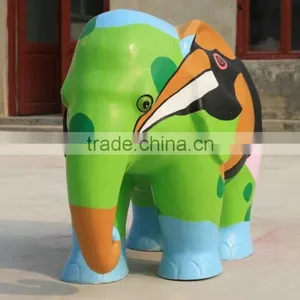 FRP Display Elephant Sculpture thumbnail-4