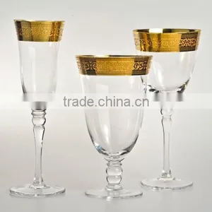 Shanghai Wholesale Premium Golden Rim Glassware thumbnail-1