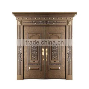2017 Royal Security Door Steel Soor Main Door Wood Carving Design(BG11-M065) thumbnail-1