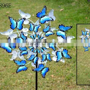 2017 New Design Metal Wind Spinner From Factory by Solar Power Garden Stake thumbnail-1