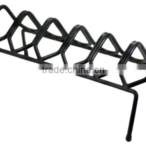 Handgun Rack 6 Gun Pistol Holder Metal Organizer For Safe Storage Vinyl Coated thumbnail-2
