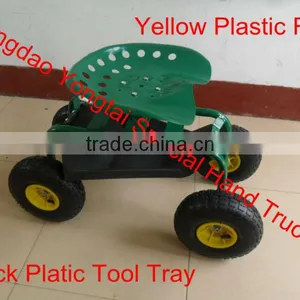 Rolling 4 Wheeled Garden Work Seat thumbnail-1
