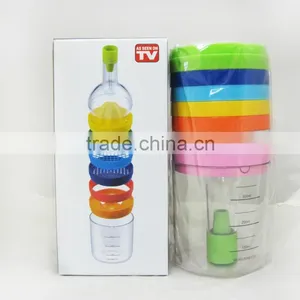 2017 Good Fashionable Model Bottle 8 in 1 Kitchen Tool Set 8pcs Kitchen Cooking Set thumbnail-3
