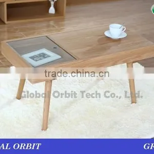 Bentwood Coffee Table, Japanese Style Modern Wooden Coffee Table thumbnail-5