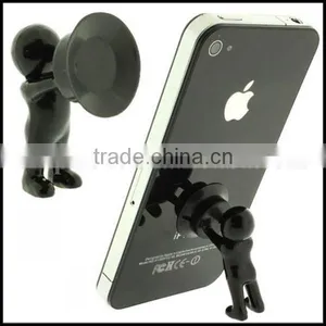 OEM Funny Boy Shape Plastic Mobile Phone Holder for Sale/High Quality Colorful Plastic Boy Shape Cell Phone Holder Wholesale thumbnail-1