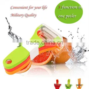 High Quality Kitchen Tools Three Functions In One Potato Peeler Apple Peeler Kitchen Knife WN013-001 thumbnail-4
