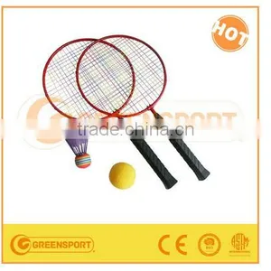GSBS20B Mini Steel Badminton Racket Set For Kid Training Net Bag Packing thumbnail-1