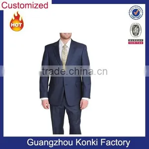 Men's Blue Shark Wool Suit Jacket Separate thumbnail-1