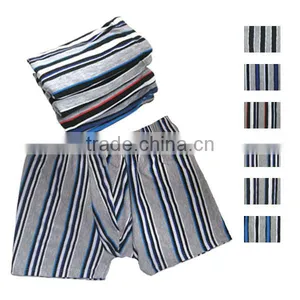 Fashion Geometry Stripe Men Underwear High Quality Bamboo Fiber Men Boxer Briefs thumbnail-3